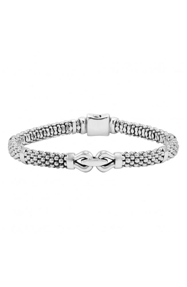 LAGOS Derby Buckle Rope Bracelet in Sterling Silver Cover