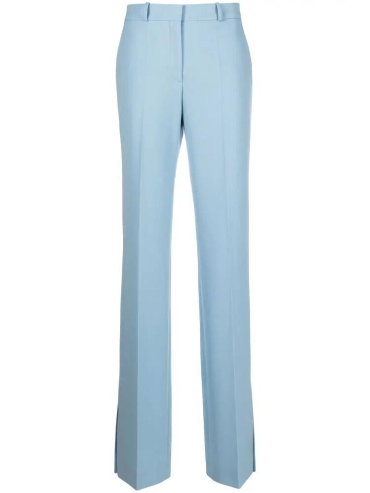 Del Core high-waisted tailored trousers - Blue Cover