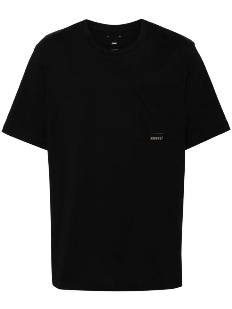 OAMC front pocket cotton T-shirt - Black Cover