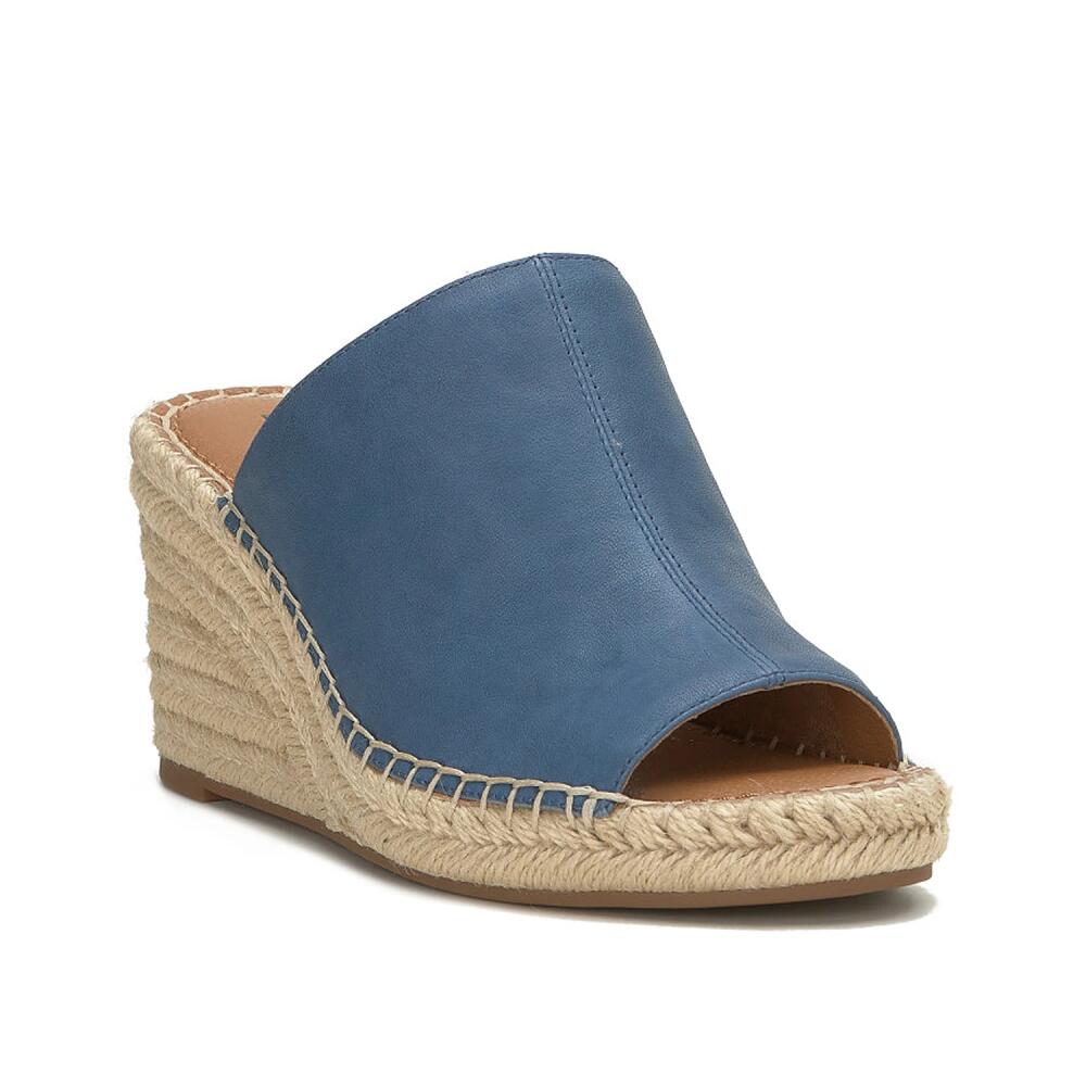 Lucky Brand Cabriah Espadrille Wedge Sandal | Women's | Blue Cover