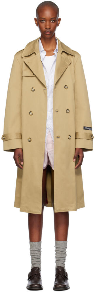 HommeGirls Beige Classic Trench Coat Cover