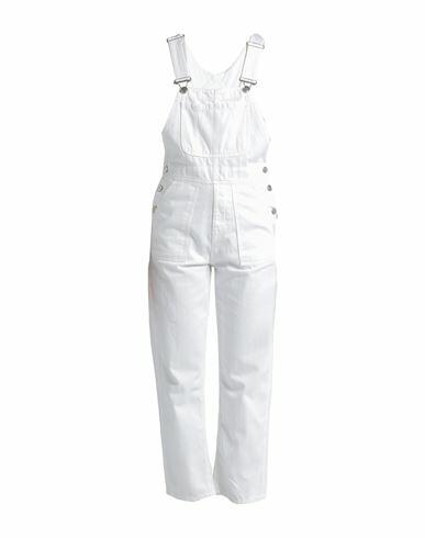 Hinnominate Woman Overalls White Cotton Cover