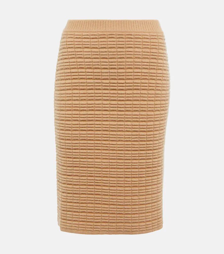 Khaite Nailah cashmere mini skirt Cover