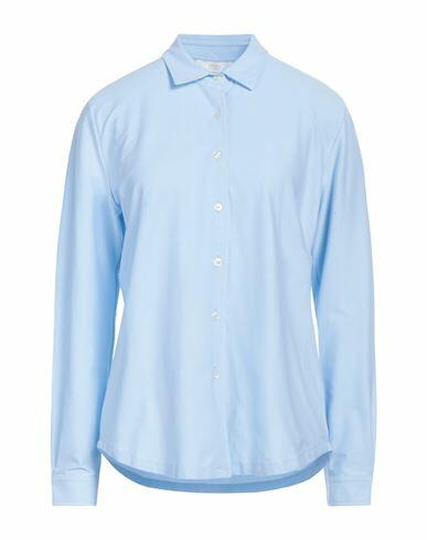 Fedeli Woman Shirt Light blue Cotton, Nylon, Elastane Cover