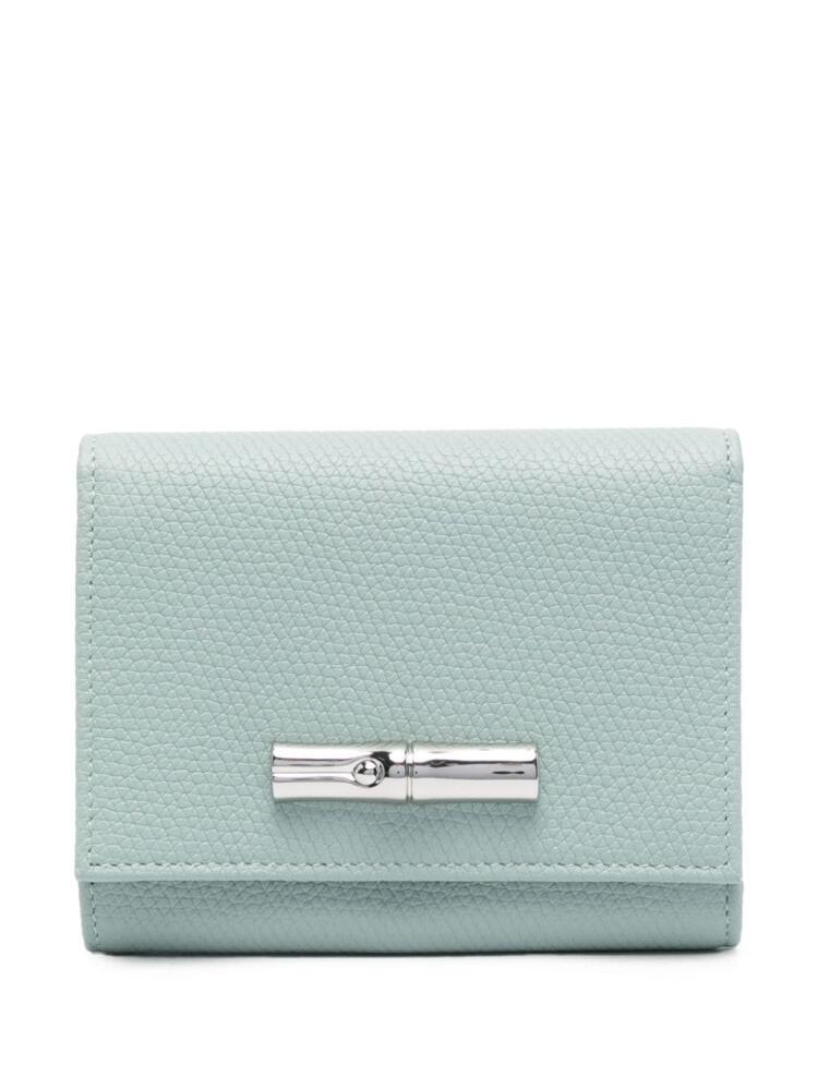 Longchamp Le Roseau wallet - Blue Cover