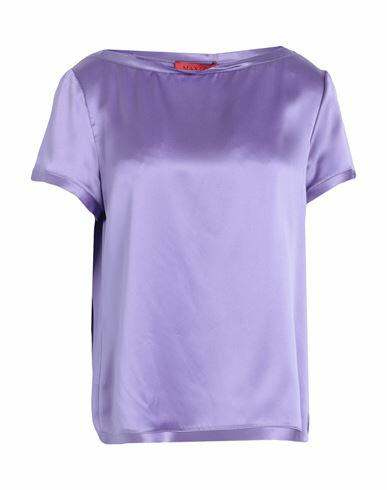 Max & co. Woman Top Lilac Silk Cover