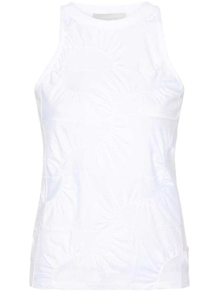 Coperni gathered-detail tank top - White Cover