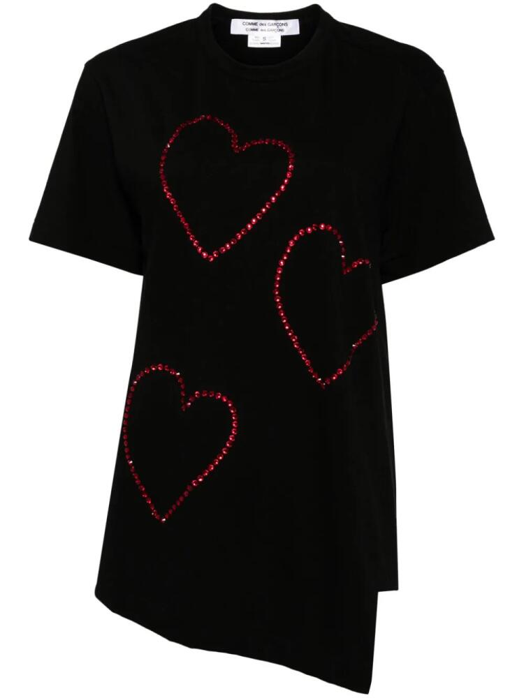 Comme Des Garçons Comme Des Garçons crystal embellishment T-shirt - Black Cover