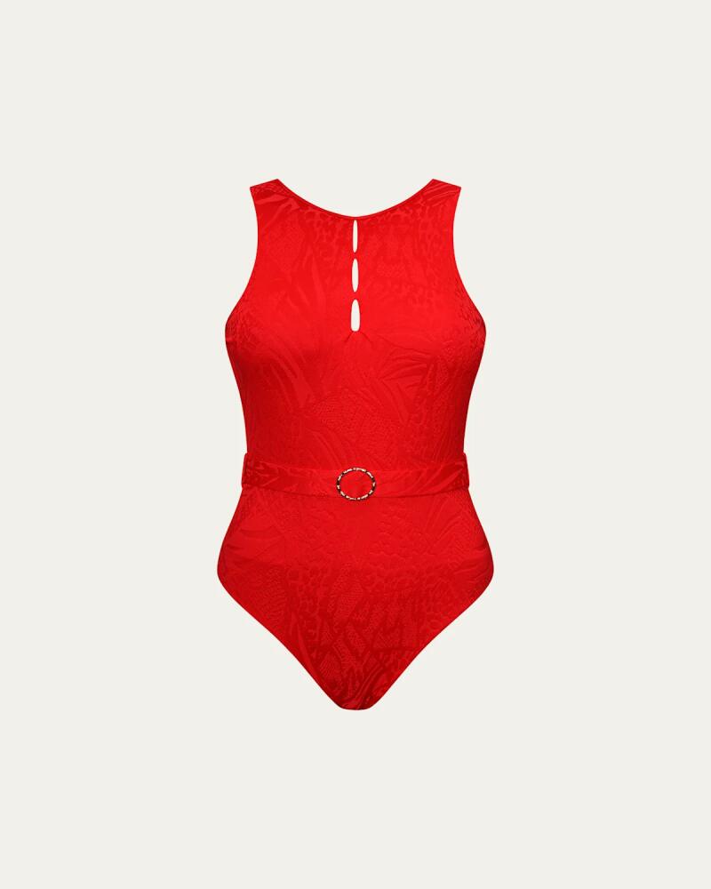 Aqua Blu Australia Rossa Prudence Cutout One-Piece Swimsuit Cover