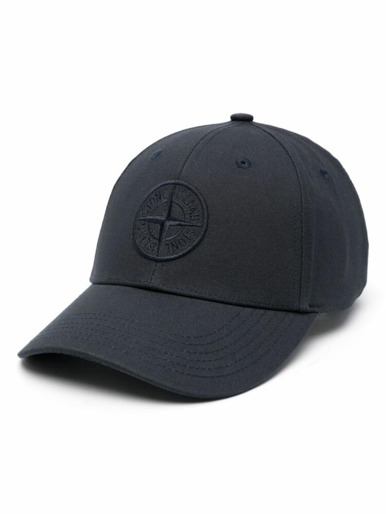 Stone Island Compass-motif baseball cap - Blue Cover