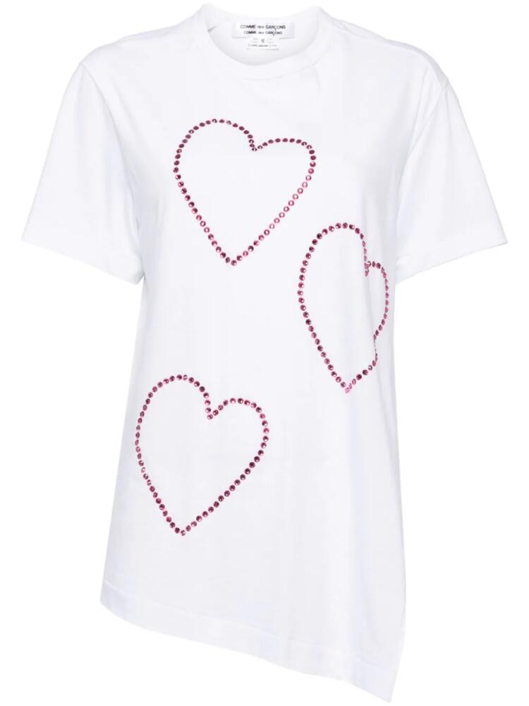 Comme Des Garçons Comme Des Garçons heart T-shirt - White Cover