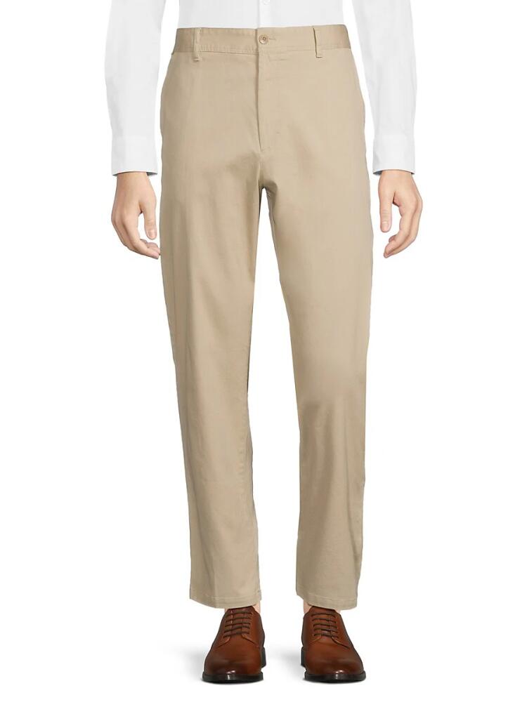 BOSS Men's Perin Solid Dress Pants - Beige Cover