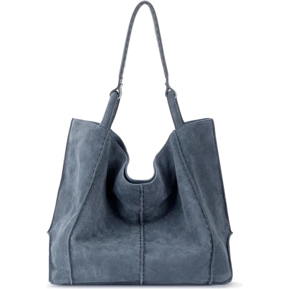 The Sak Los Feliz Large Tote Bag in Maritime Suede Cover