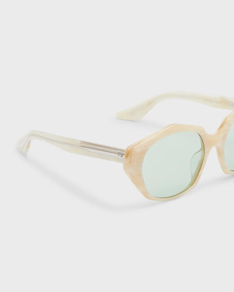 KHAITE x Oliver Peoples 1971C Round Acetate & Plastic Sunglasses Cover