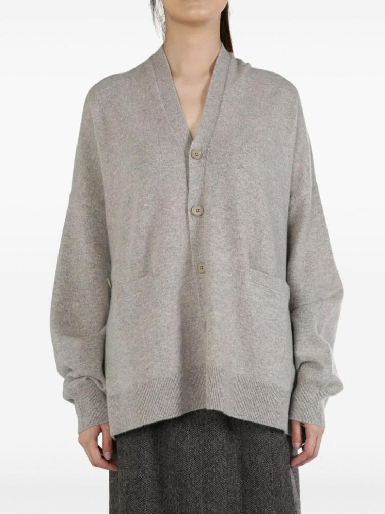 extreme cashmere cashmere cardigan - Grey Cover