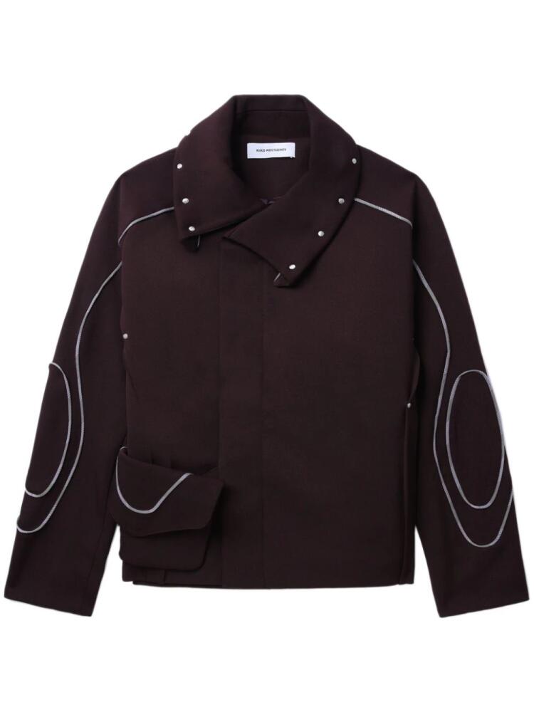 Kiko Kostadinov Chalice jacket - Brown Cover