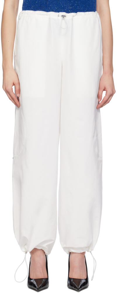 Saks Potts White Lucky Trousers Cover