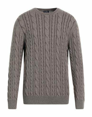 Barba Napoli Man Sweater Dove grey Virgin Wool, Viscose, Cashmere Cover