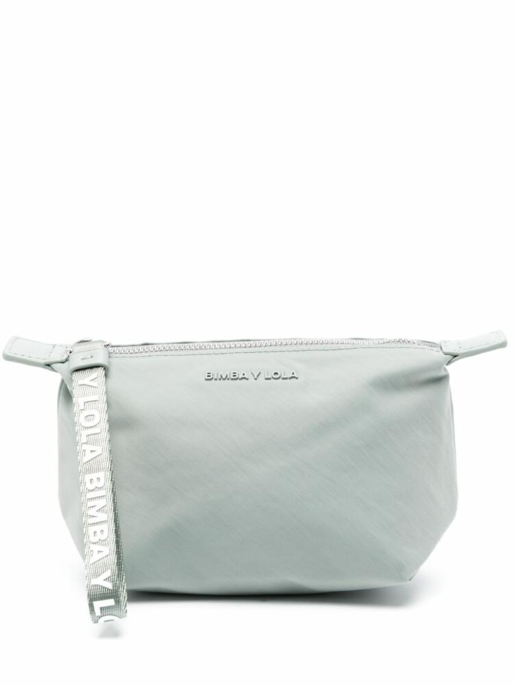 Bimba y Lola small Trapezium makeup bag - Green Cover