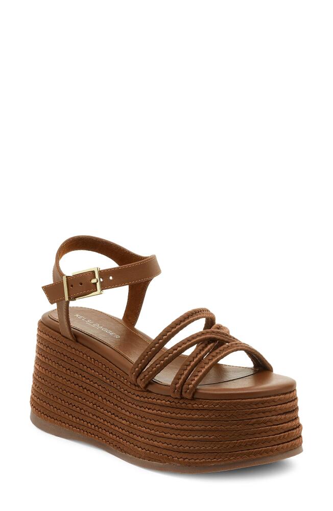 Kelsi Dagger Brooklyn Mend Platform Wedge Sandal in Peanut Cover