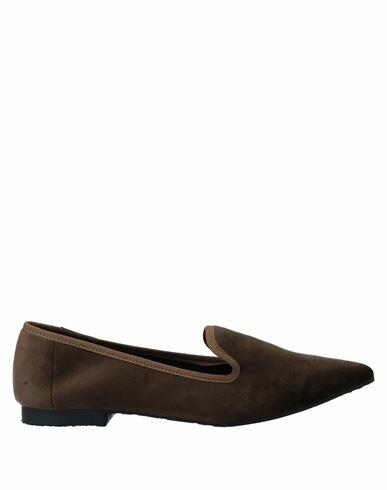 Divine Follie Woman Loafers Brown Textile fibers Cover