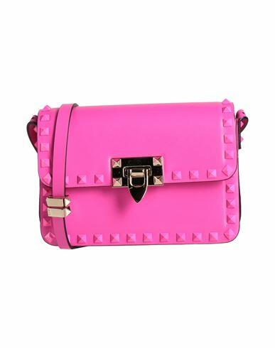 Valentino Garavani Woman Cross-body bag Fuchsia Leather Cover