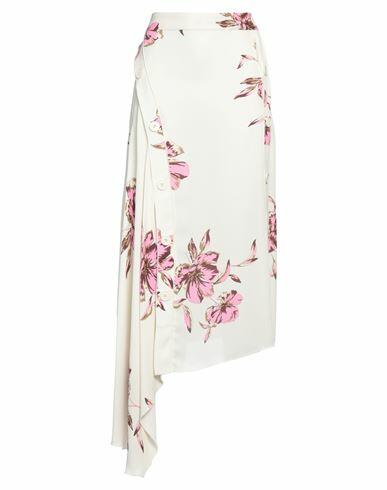 Erika Cavallini Woman Midi skirt Ivory Viscose Cover