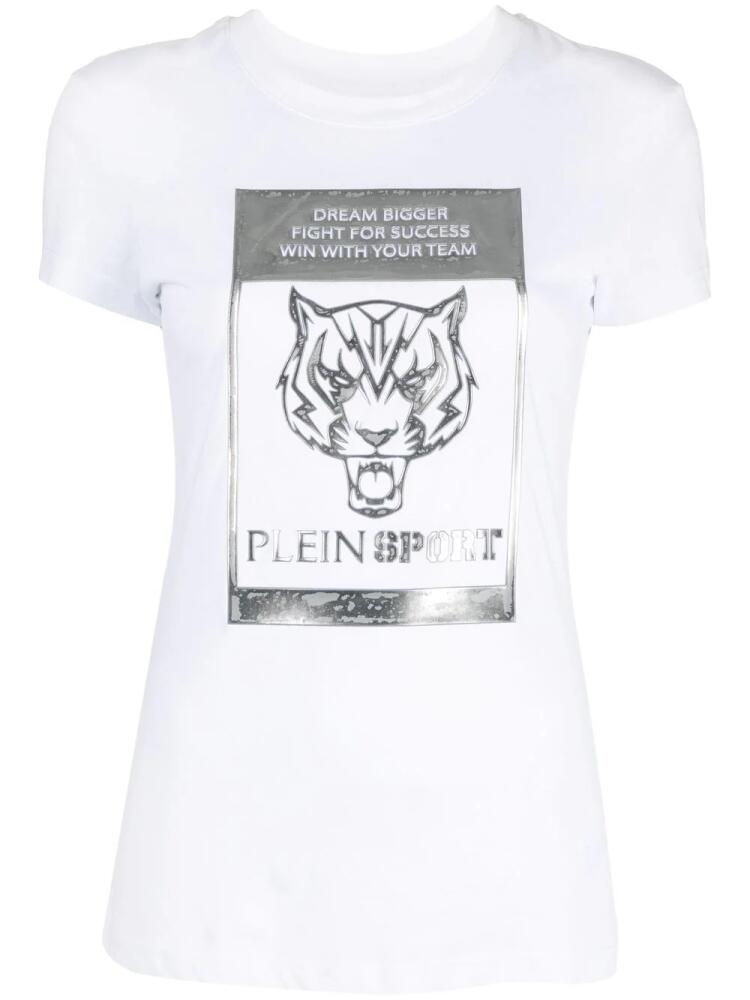 Plein Sport Sexy Pure-fit tiger T-shirt - White Cover