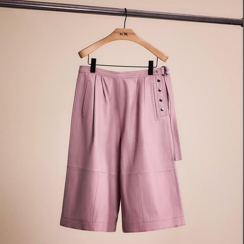 Coach Restored Leather Culottes Cover