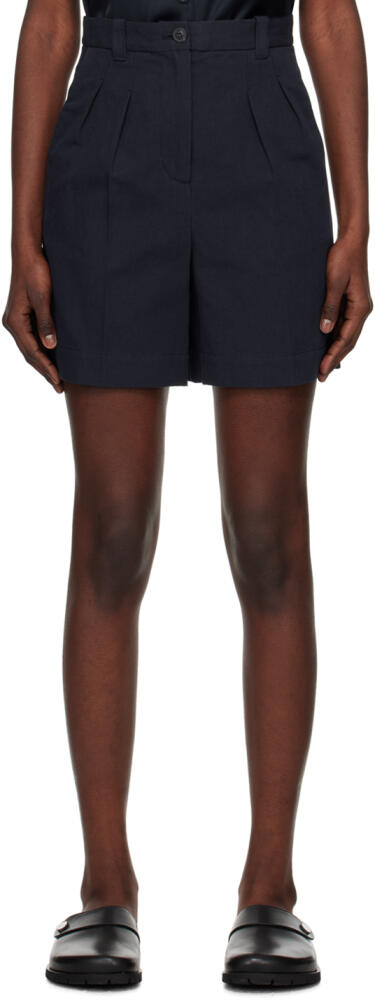 A.P.C. Navy Nola Shorts Cover