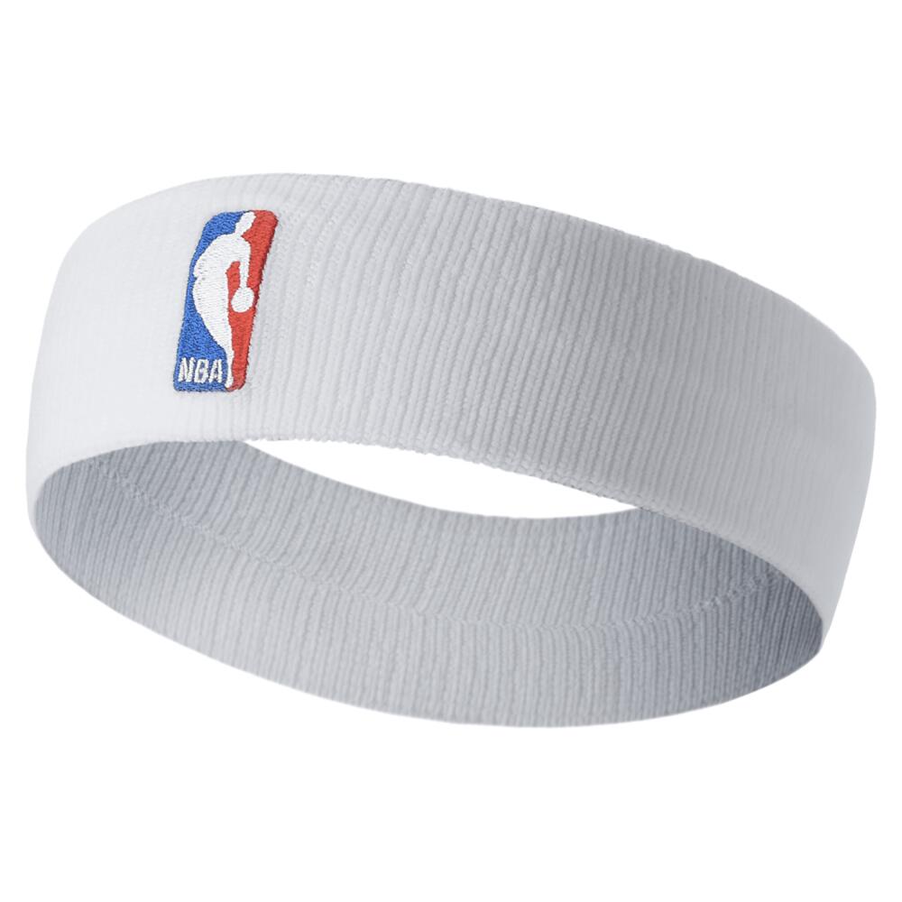 Nike Unisex NBA Headband in White Cover