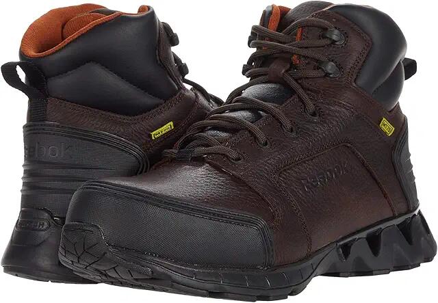 Reebok Work Zigkick Work (Dark Brown) Men's Work Boots Cover