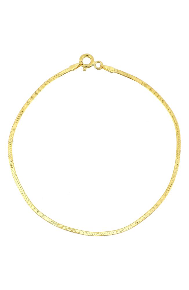 Bony Levy Herringbone Chain Bracelet in Yellow Gold Cover