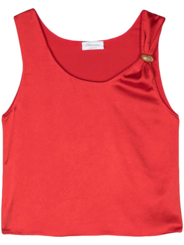 Blumarine sleeveless crepe blouse - Red Cover