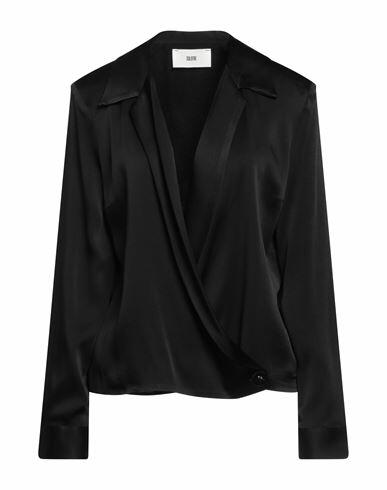 Solotre Woman Blazer Black Acetate, Viscose Cover