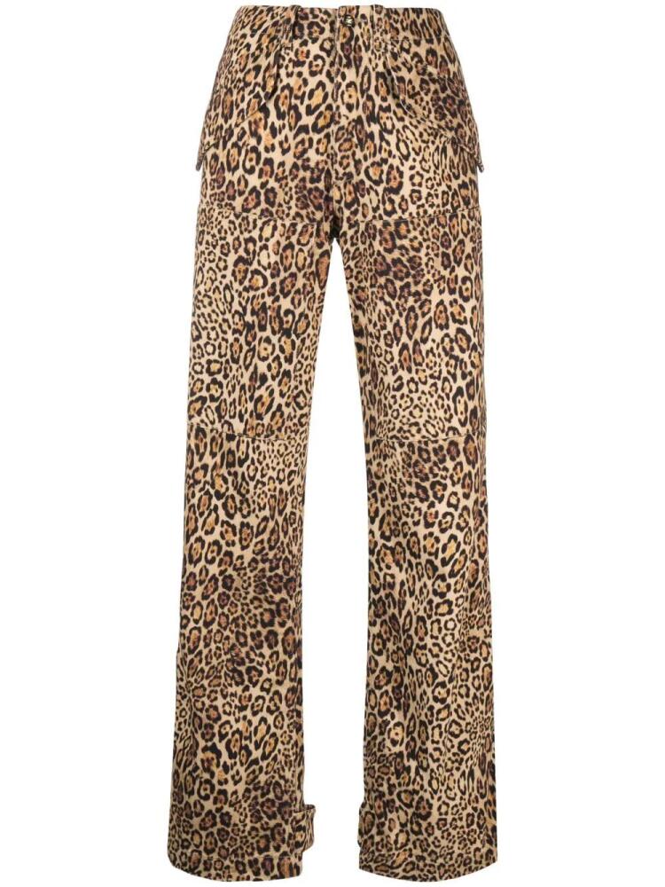 ETRO leopard-print cargo trousers - Neutrals Cover