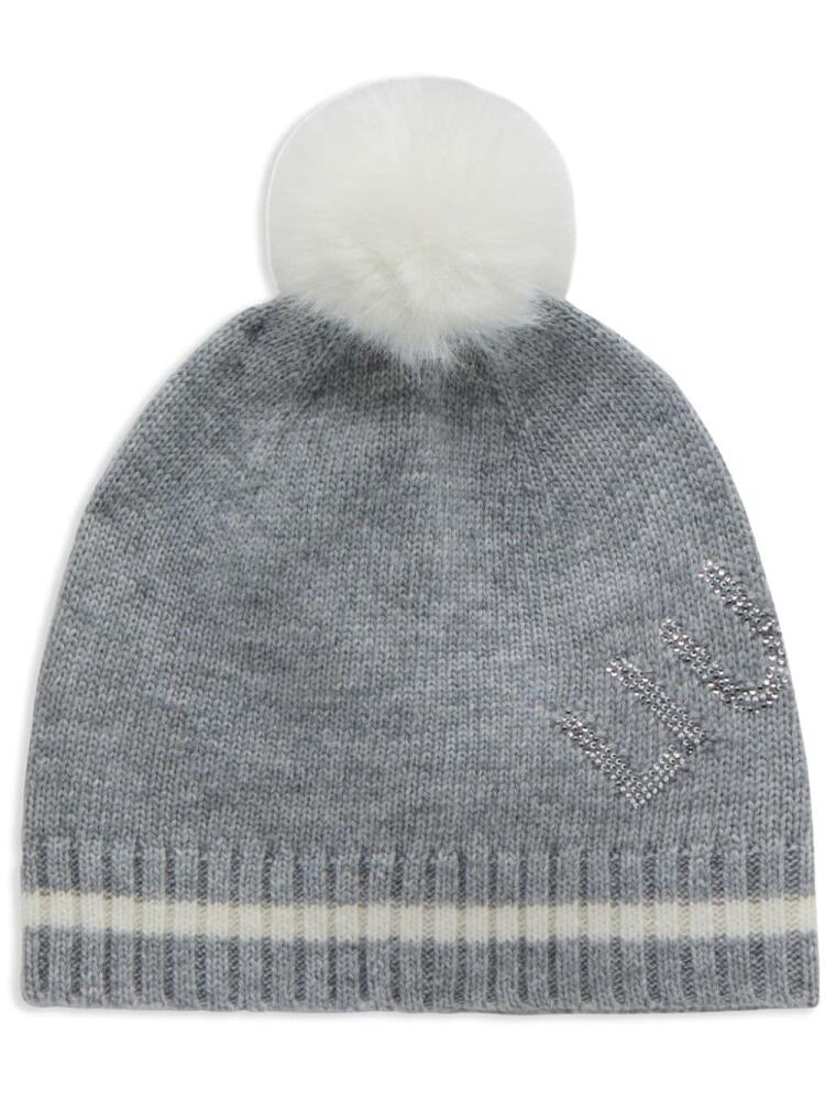 LIU JO logo-embellished beanie - Grey Cover