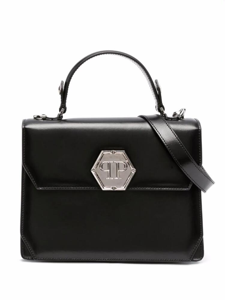 Philipp Plein hexagon logo tote bag - Black Cover