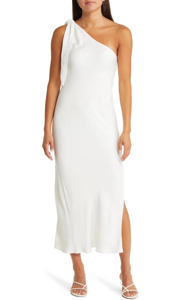 Sophie Rue Leigh One-Shoulder Dress in White Cover