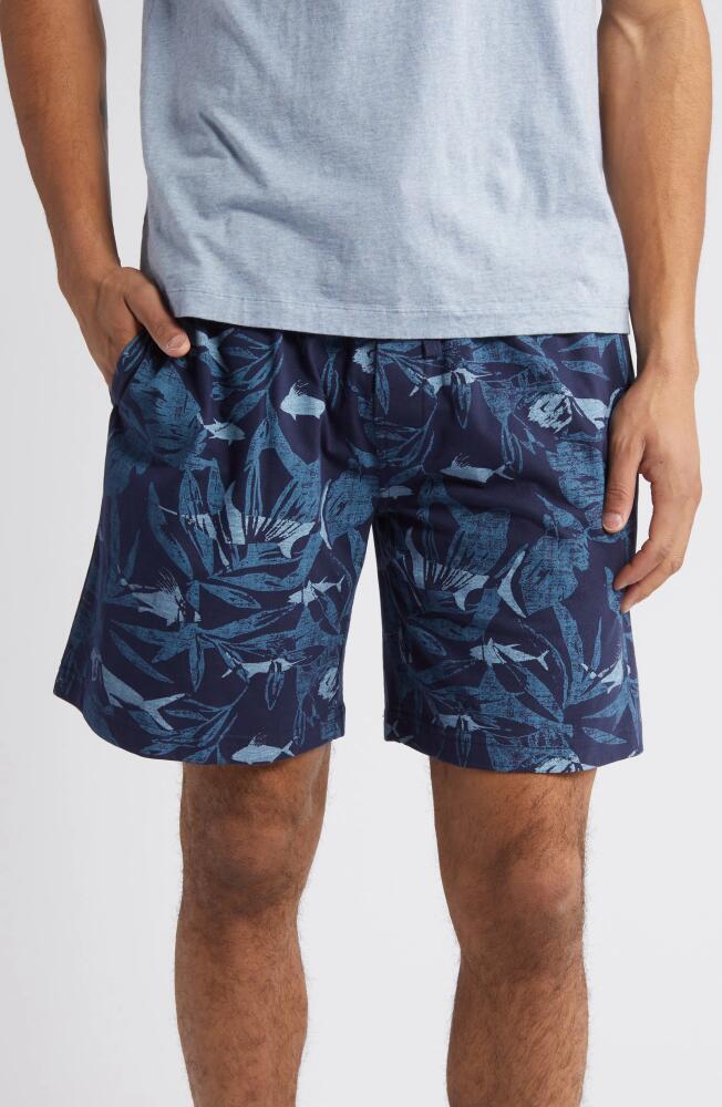 Majestic International Sea Change Lounge Shorts in Navy Cover