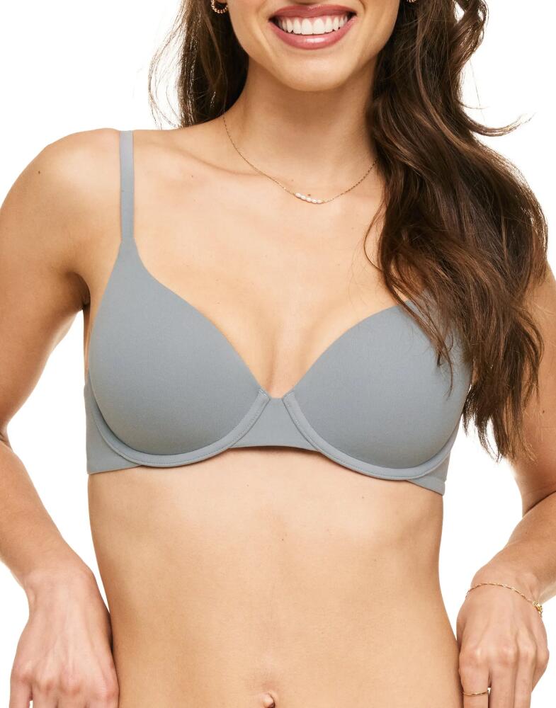 Adore Me Janelle Contour Demi Bra in Dark Grey Cover