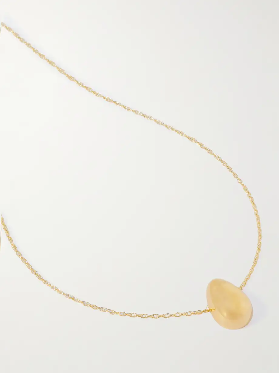 Sophie Buhai - + Net Sustain Tiny Egg Gold Vermeil Necklace - One size Cover