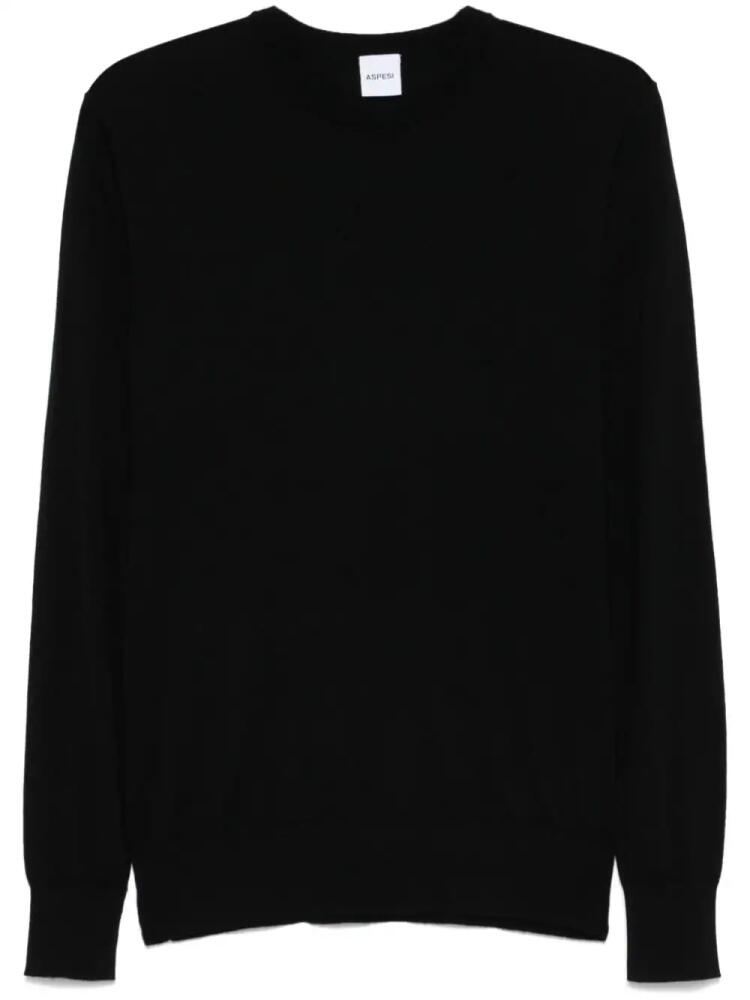 ASPESI wool sweater - Black Cover