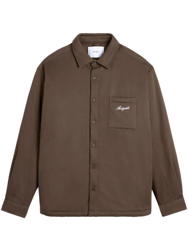 Axel Arigato Alpine padded cotton shirt - Brown Cover