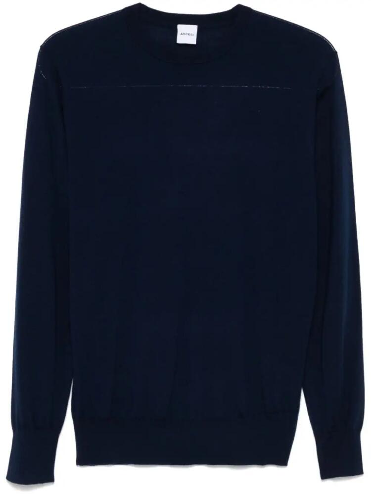 ASPESI wool sweater - Blue Cover