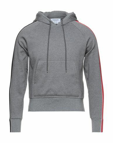 Thom Browne Man Sweatshirt Grey Cotton Cover