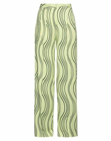 Camicettasnob Woman Pants Light green Viscose, Elastane Cover