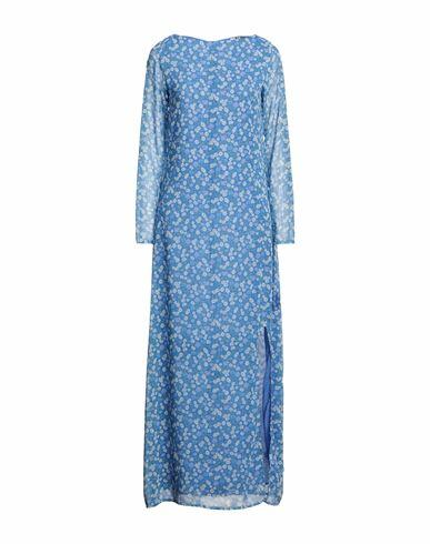 Na-kd Woman Maxi dress Blue Polyester Cover