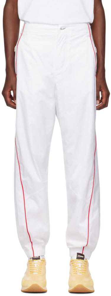 JACQUEMUS White Nike Edition 'Le bas de jogging' Track Pants Cover