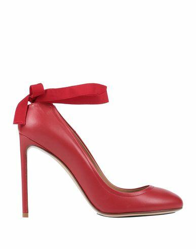 Francesco Russo Woman Pumps Red Soft Leather Cover